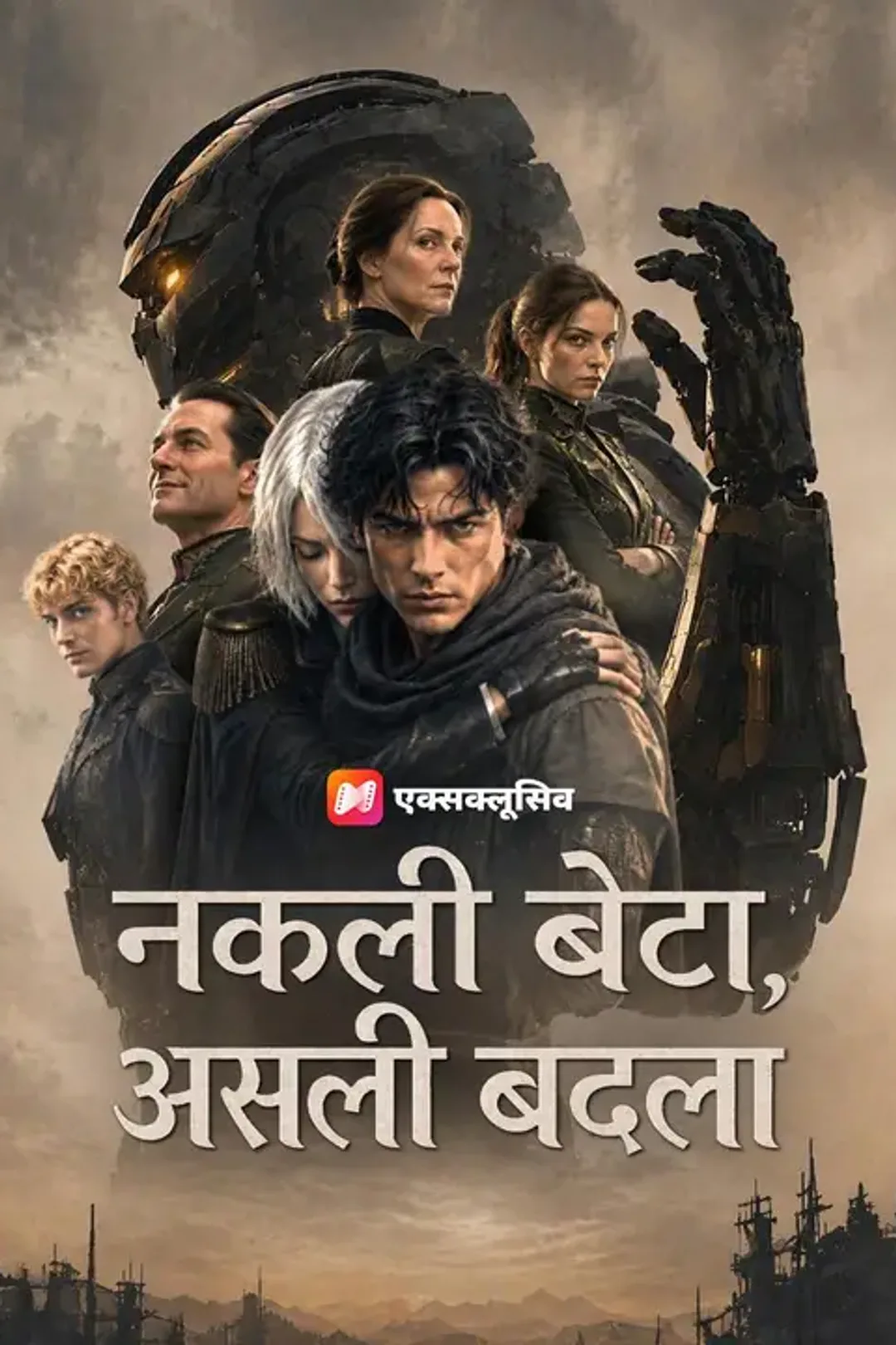 (डबिंग) नकली बेटा, असली बदला का पोस्टर