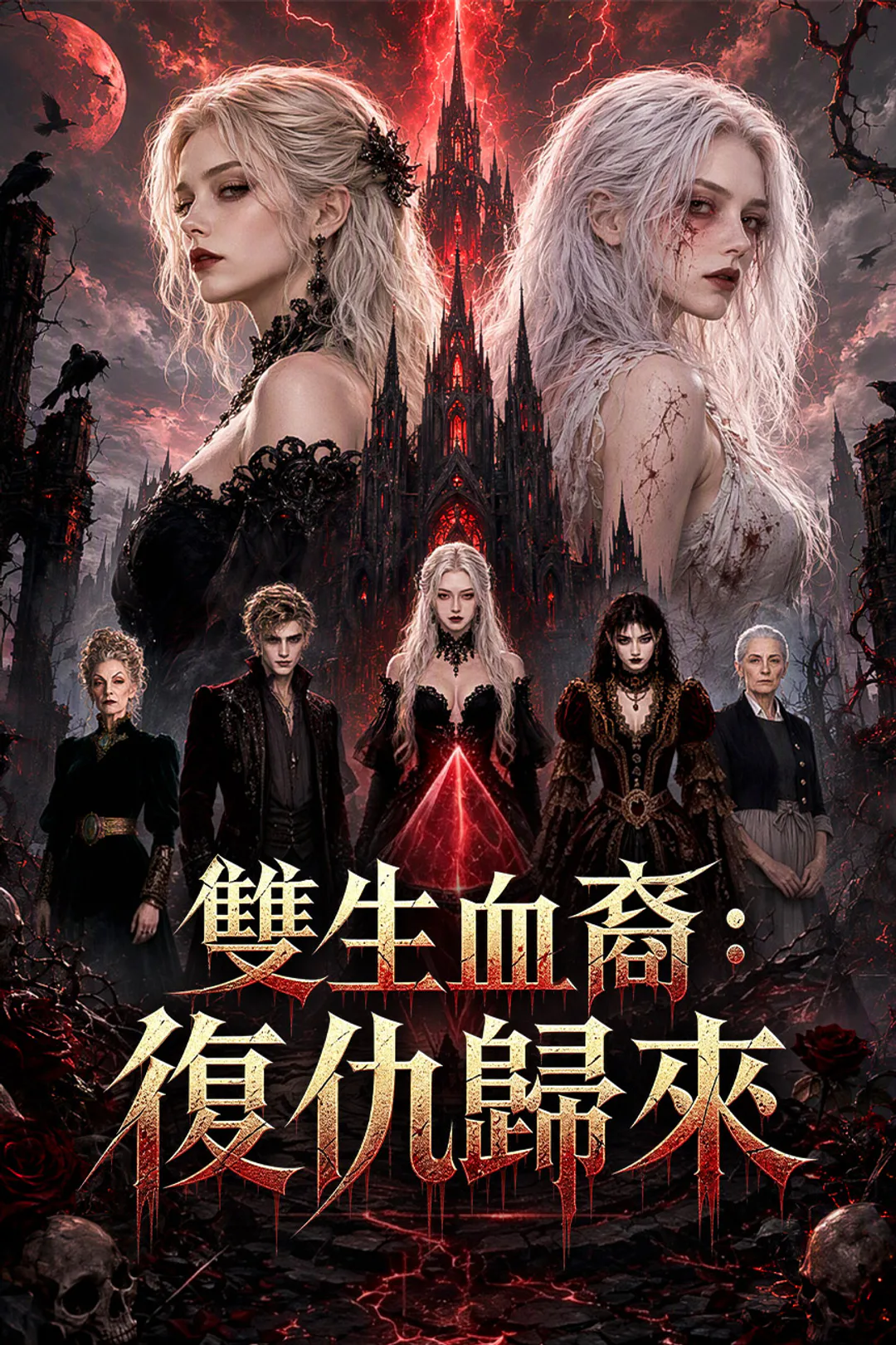 《雙生血裔:復仇歸來》海報
