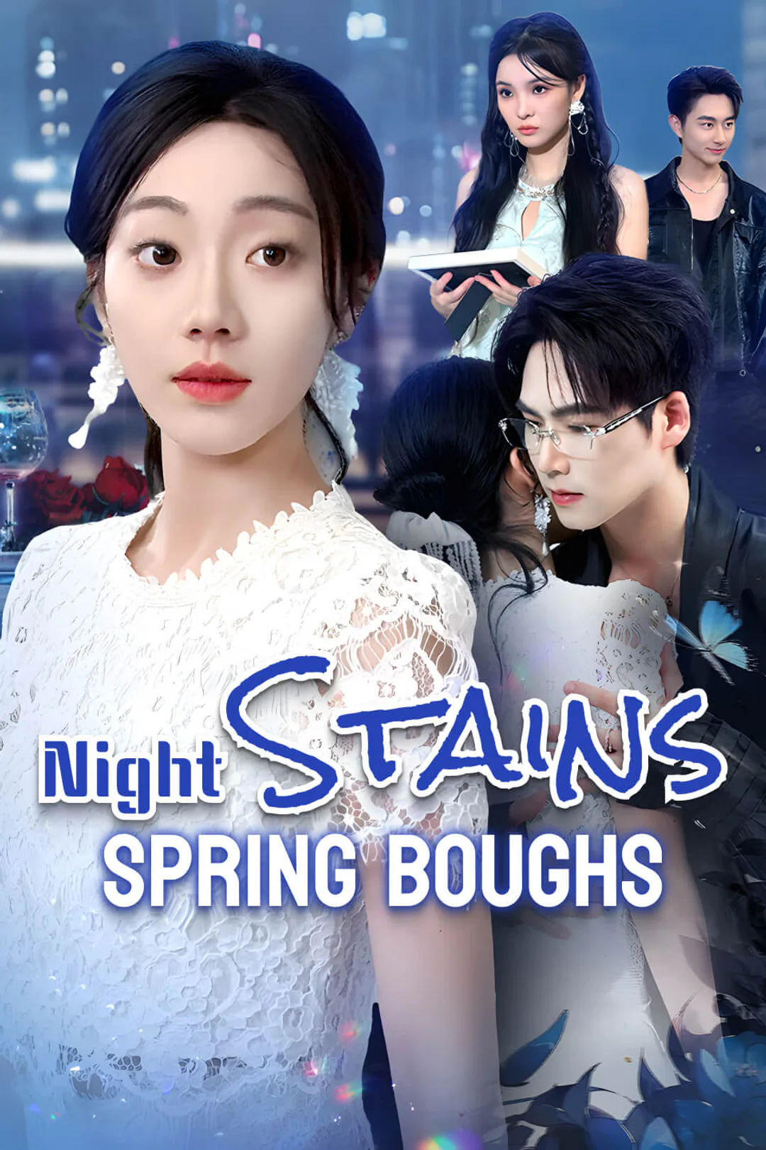 Night Stains Spring Boughs poster