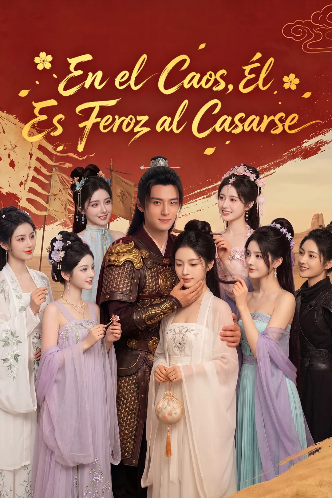Póster de En el Caos, Él Es Feroz al Casarse