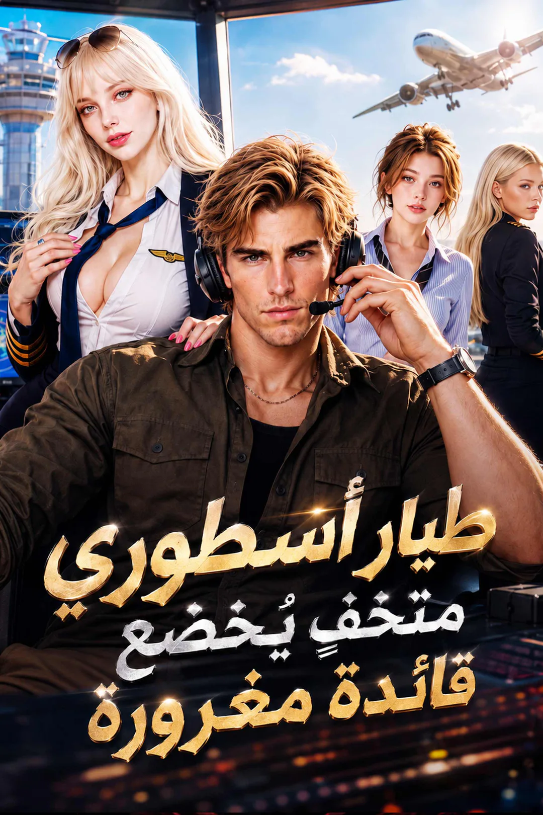 ملصق مسلسل «طيار أسطوري متخفٍ يُخضع قائدة مغرورة»
