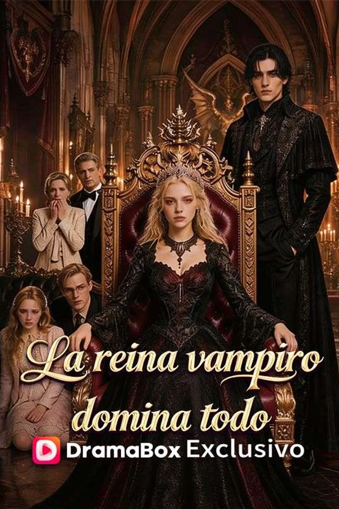Póster de La reina vampiro domina todo