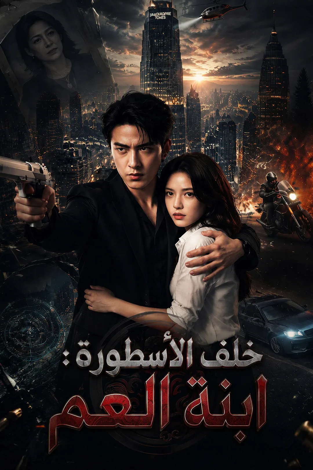 ملصق مسلسل «خلف الأسطورة: ابنة العم»