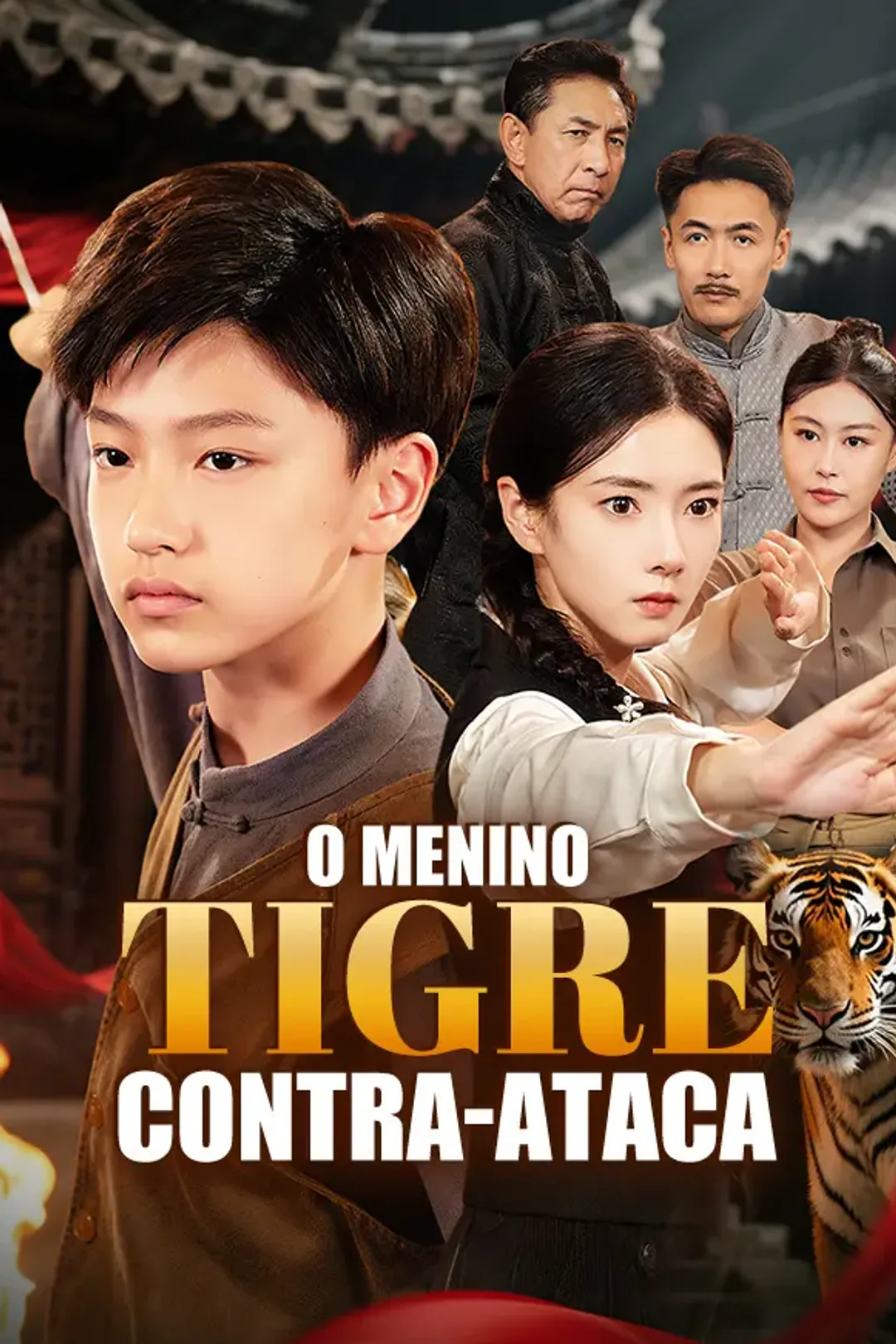 Pôster de O Menino Tigre Contra-Ataca