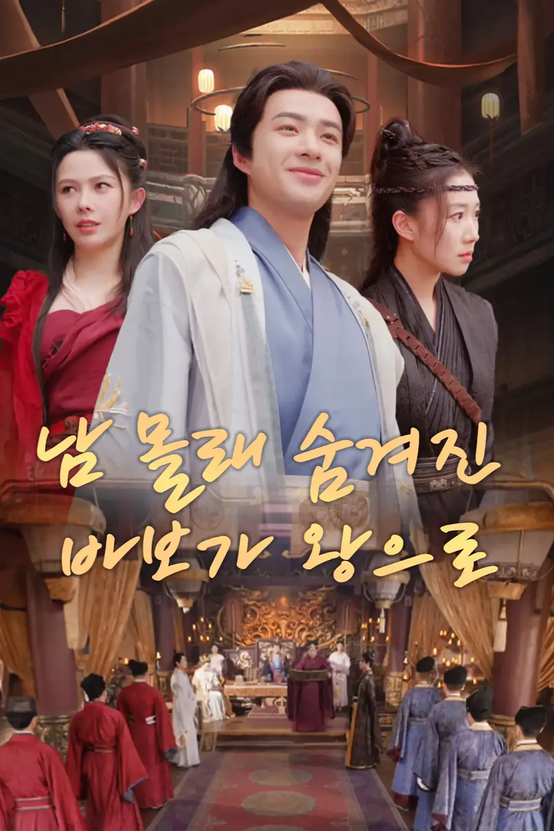 남 몰래 숨겨진 바보가 왕으로 포스터