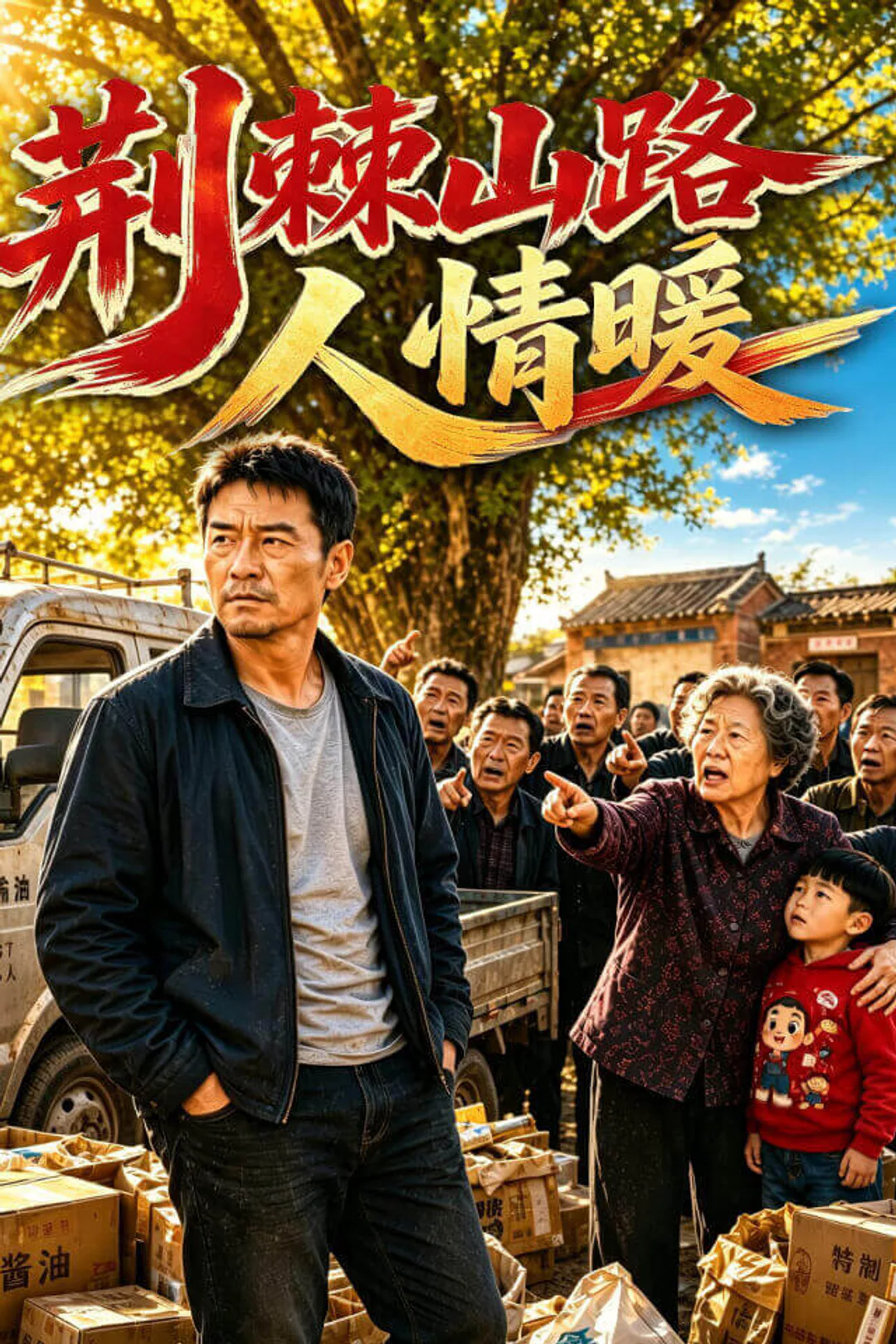 《荆棘山路，人情暖》海报