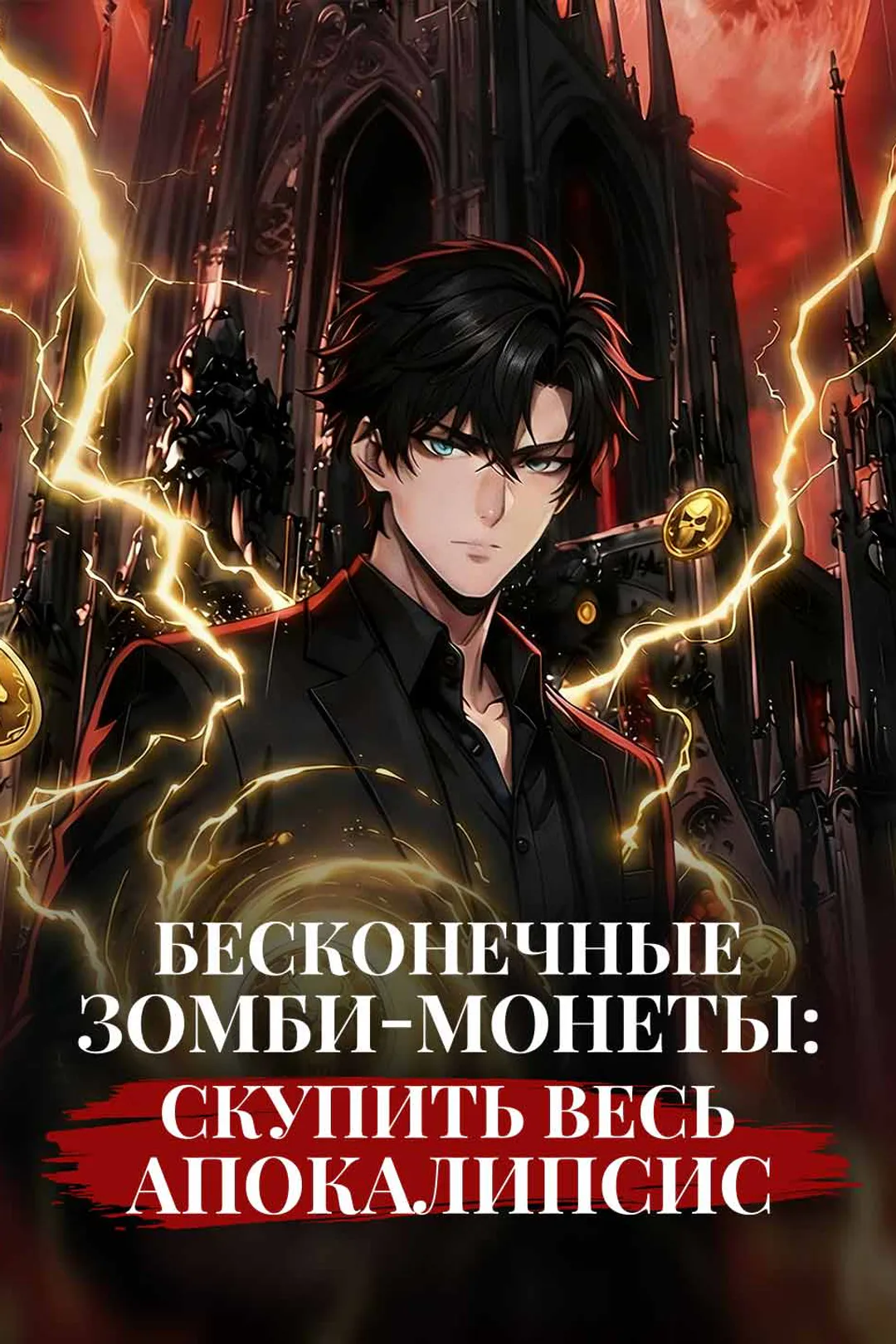 Постер сериала «Безлимитные зомби-монеты: Скупая апокалипсис»