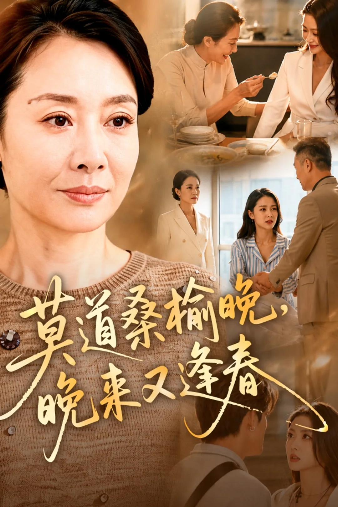 《莫道桑榆晚，晚來又逢春》海報