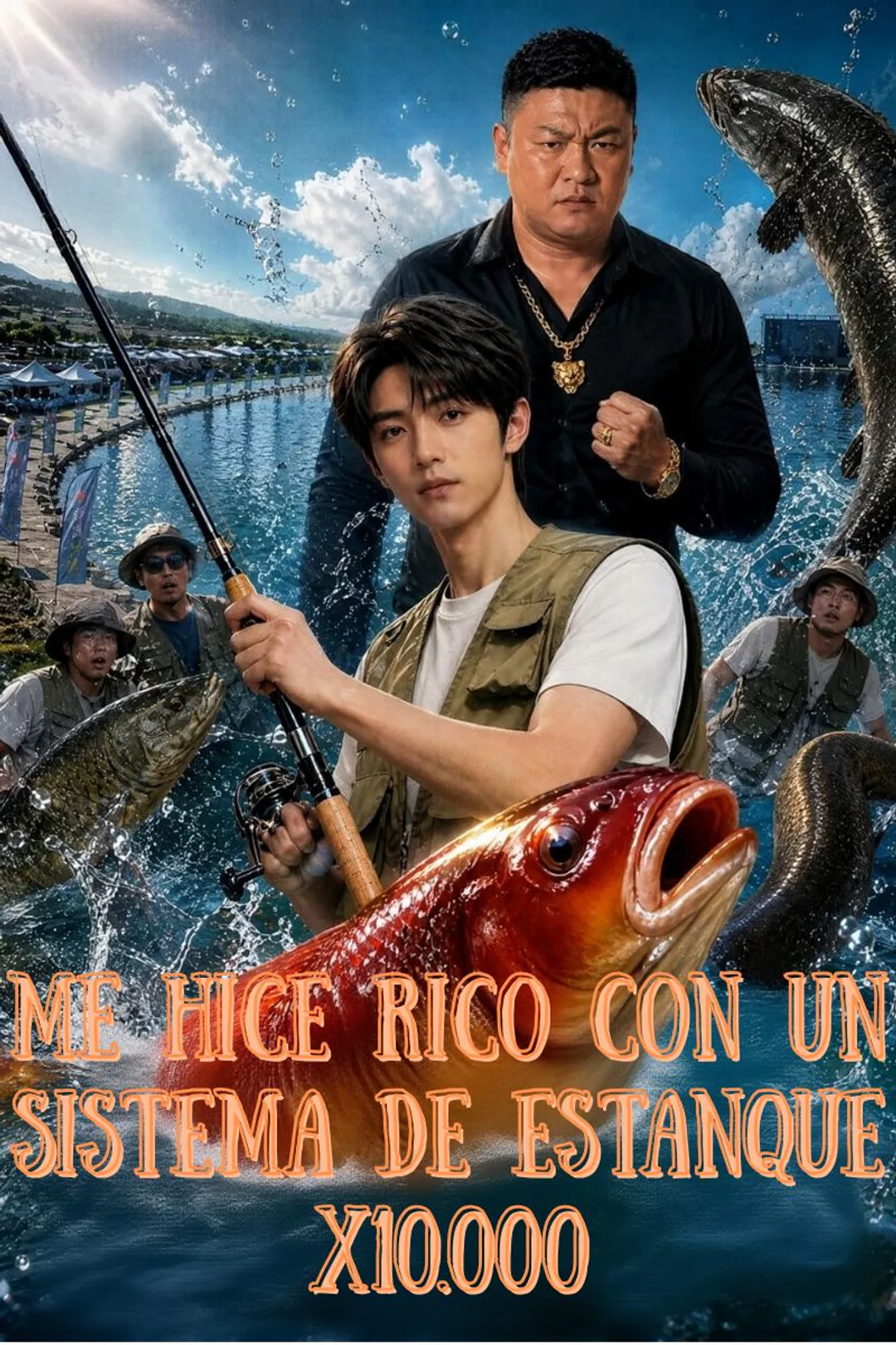 Póster de Me Hice Rico con un Sistema de Estanque x10.000