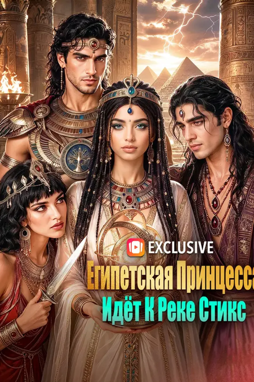 Постер сериала «Египетская Принцесса Идёт К Реке Стикс»