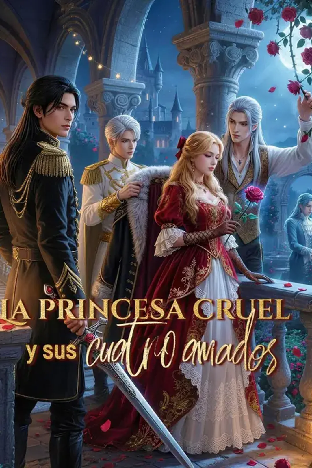 Póster de La princesa cruel y sus cuatro amados