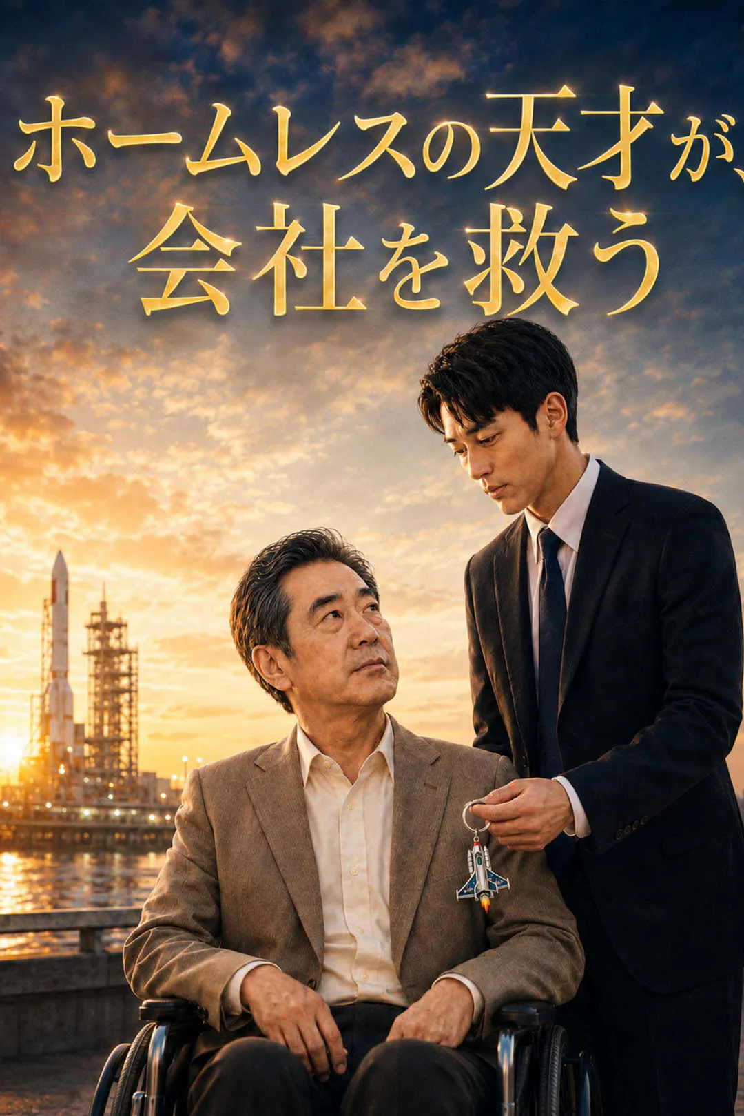 ホームレスの天才が、会社を救うのポスター