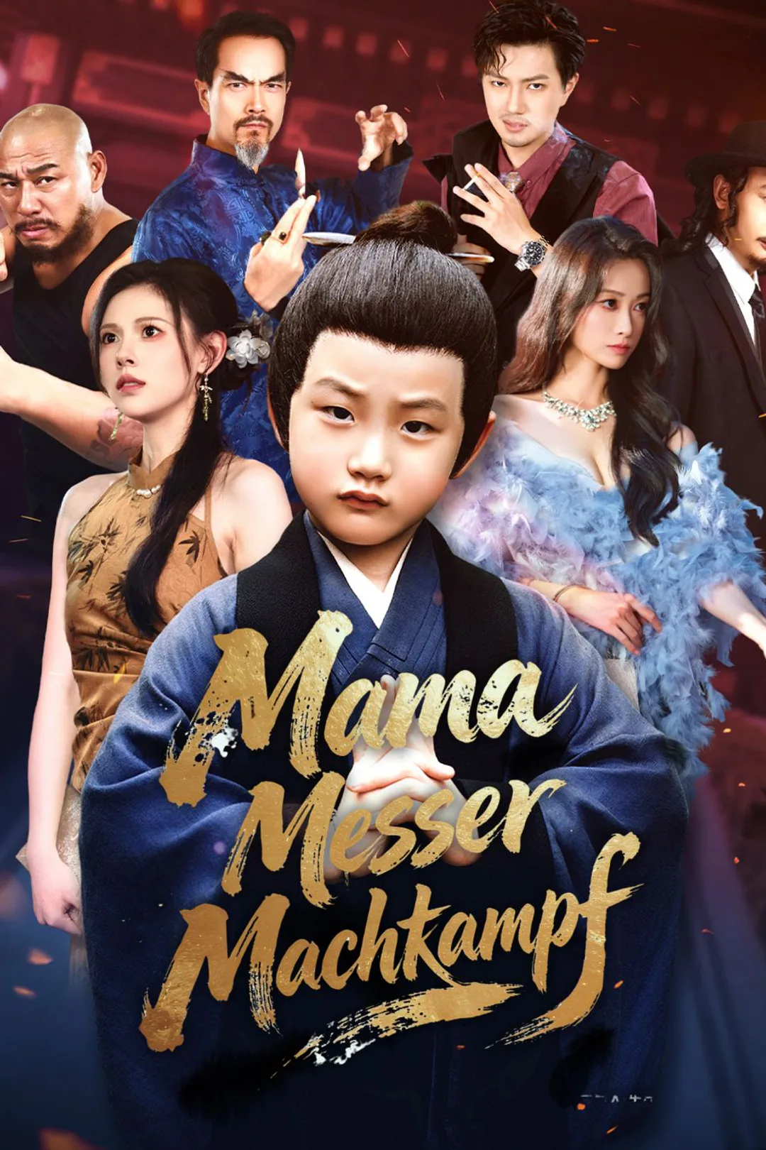 Poster von Mama, Messer und Machtkampf