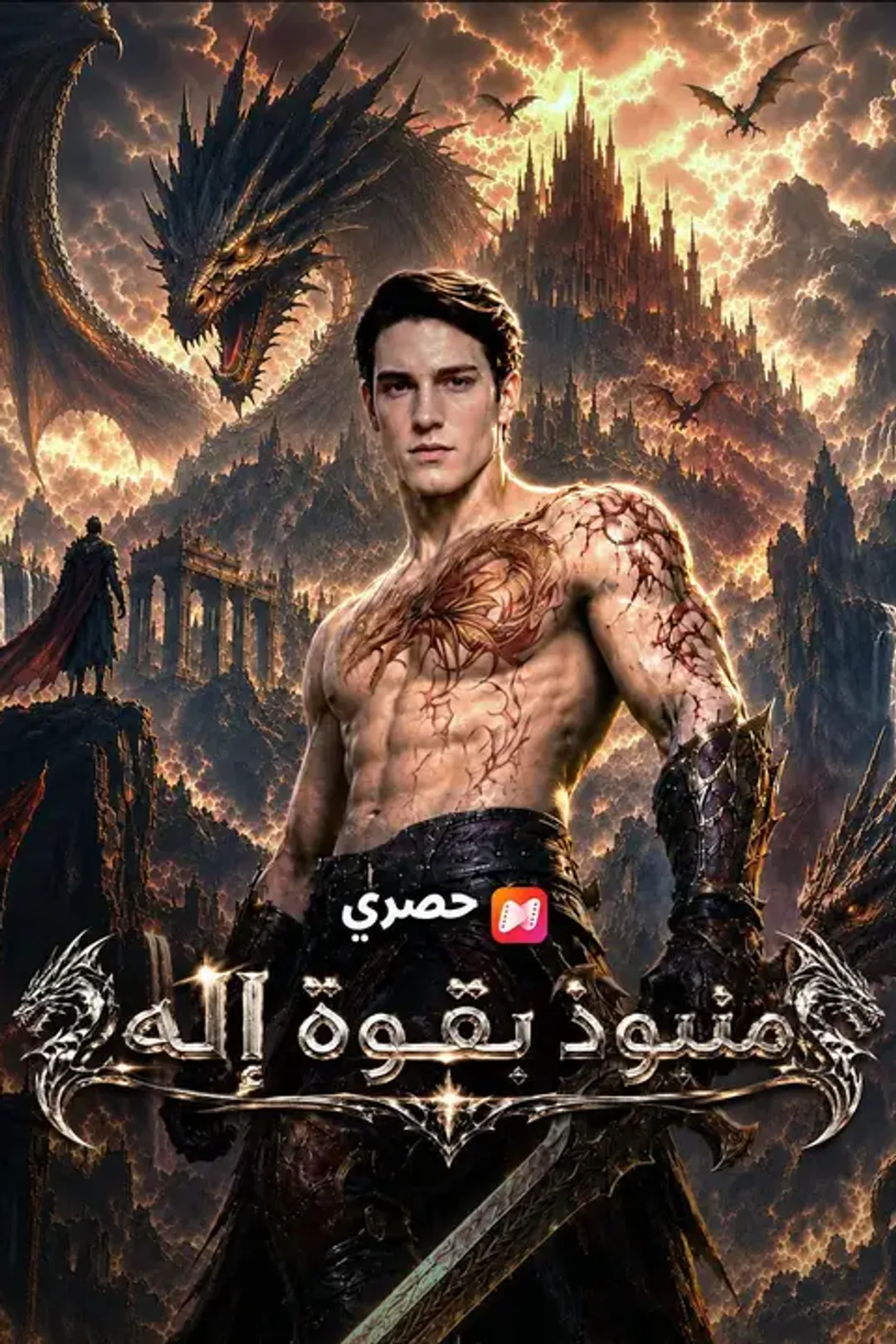 ملصق مسلسل «منبوذ بقوة إله»