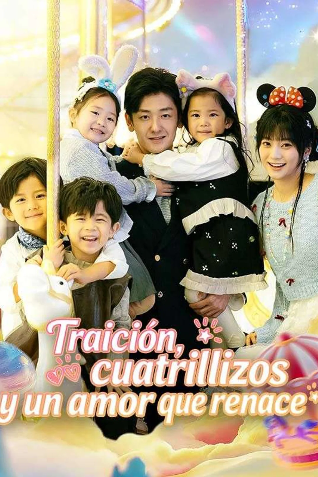 Póster de Traición, cuatrillizos y un amor que renace