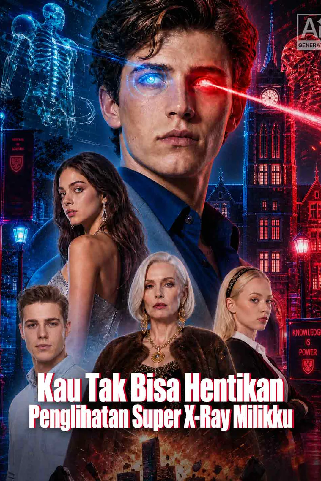 Poster Kau Tak Bisa Hentikan Penglihatan Super X-Ray Milikku