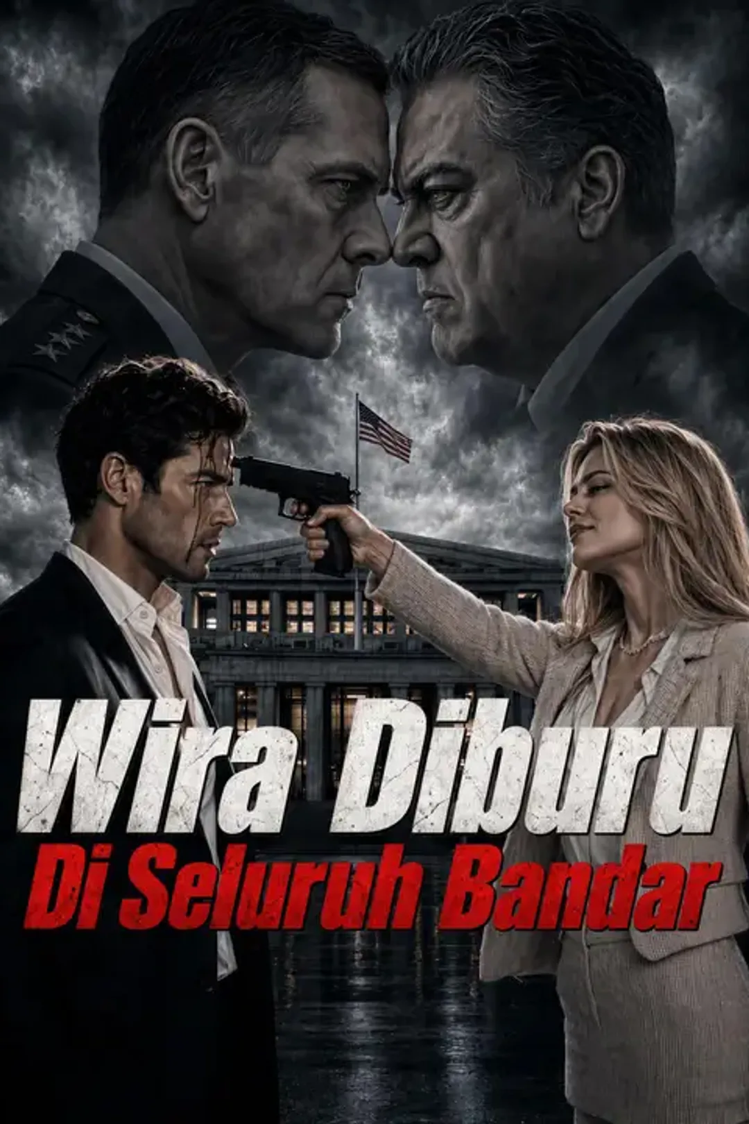Poster Wira Diburu Di Seluruh Bandar