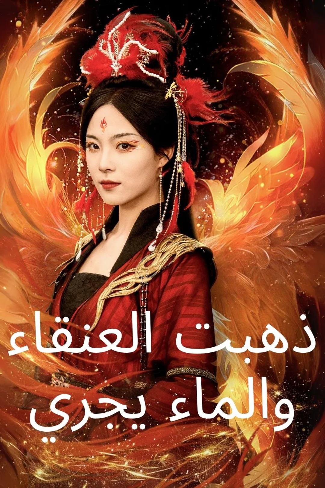 ملصق مسلسل «ذهبت العنقاء والماء يجري»