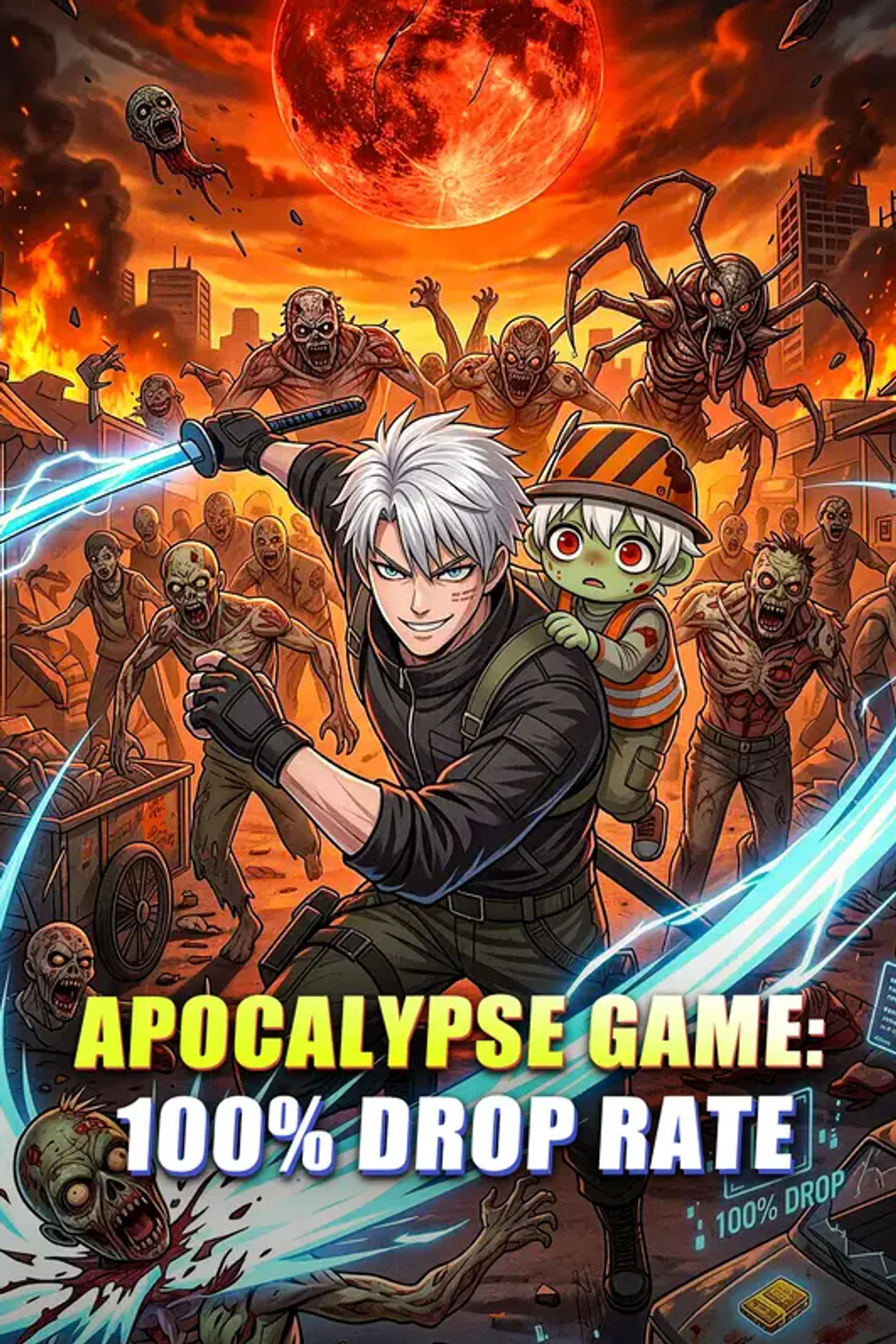 Poster ng Apocalypse Game: 100% Drop Rate