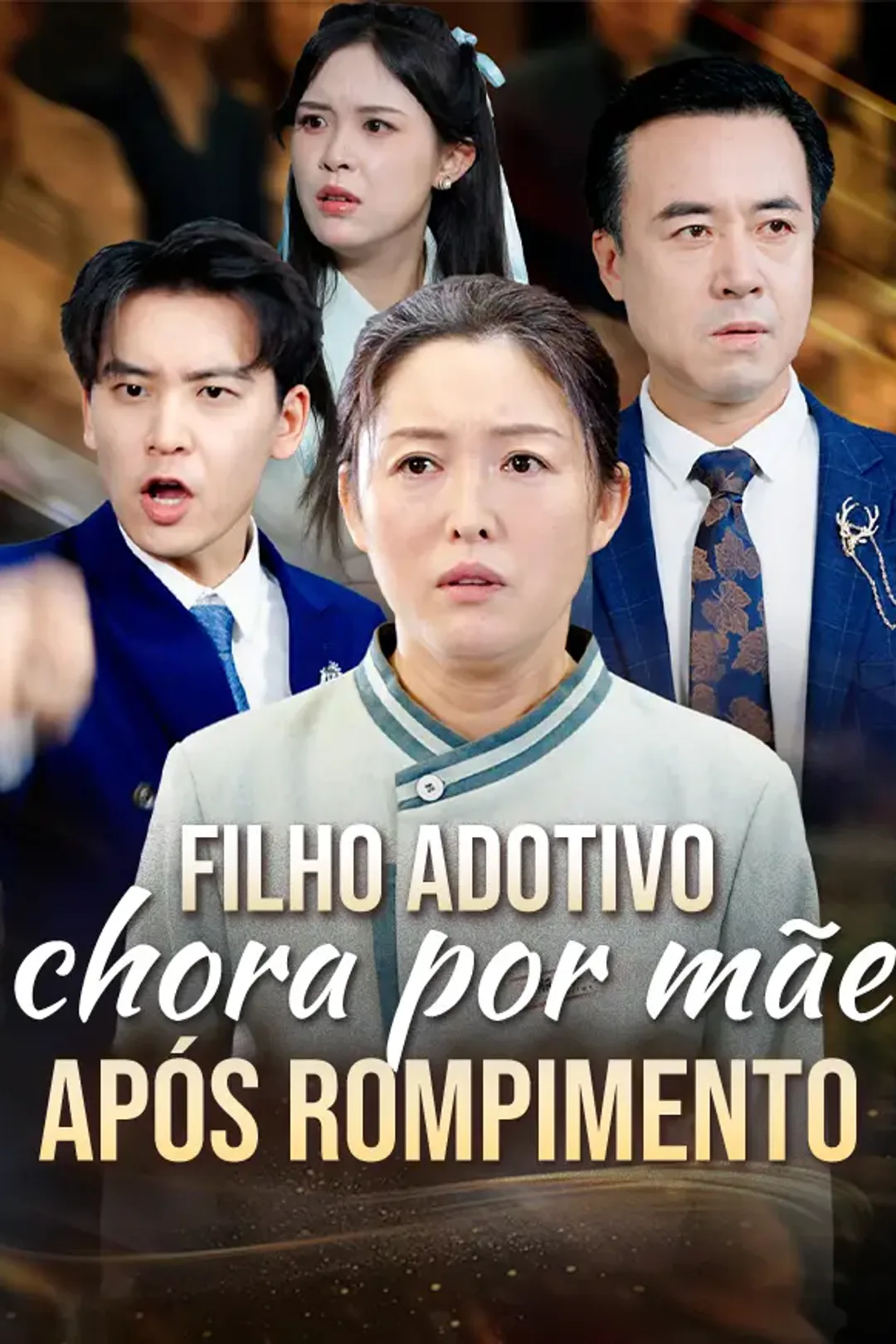 Pôster de Filho adotivo chora por mãe após rompimento