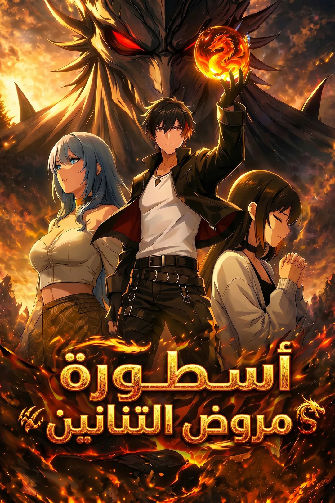 ملصق مسلسل «أسطورة مروض التنانين»