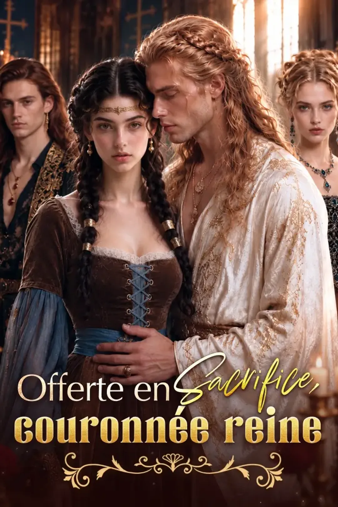 Affiche de Offerte en sacrifice, couronnée reine