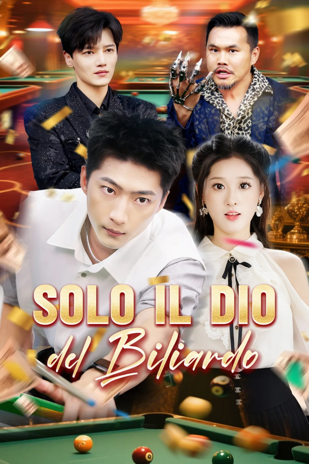 Locandina di Solo il Dio del Biliardo