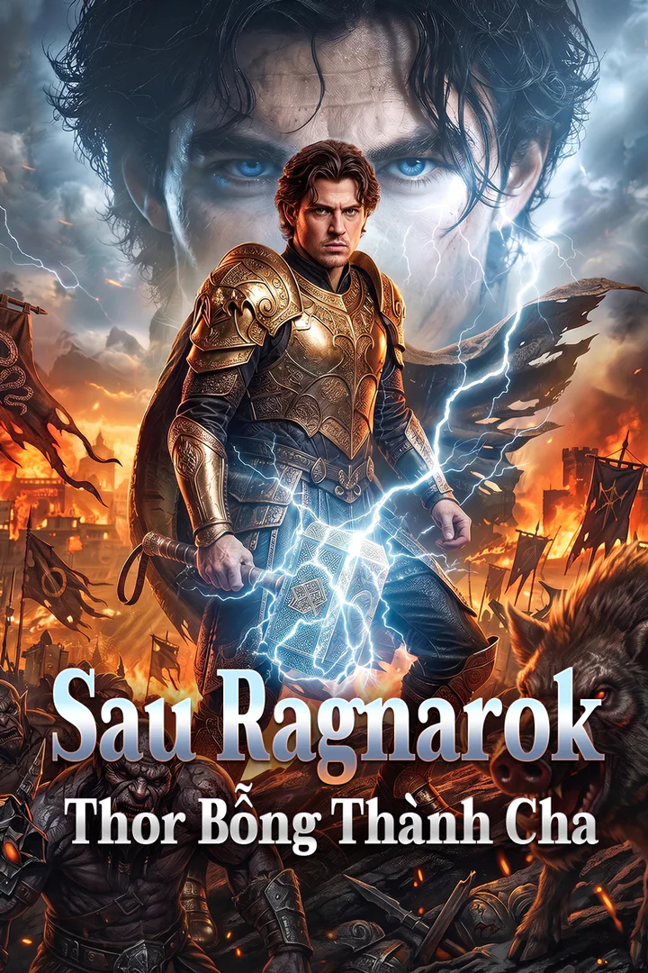 Poster phim Sau Ragnarok, Thor Bỗng Thành Cha