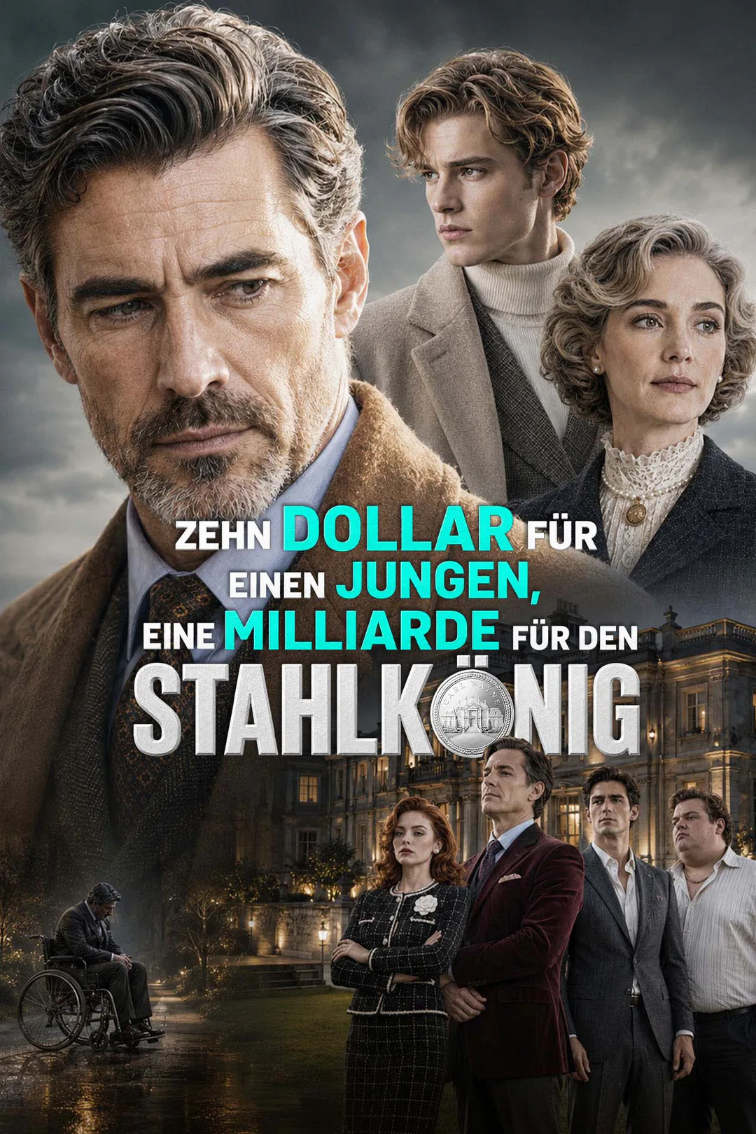 Poster von Zehn Dollar für einen Jungen, eine Milliarde für den Stahlkönig