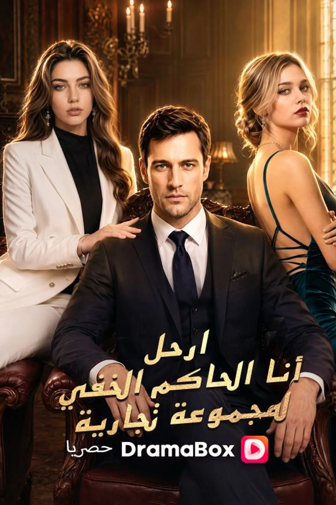 ملصق مسلسل «ارحل! أنا الحاكم الخفي لمجموعة تجارية»