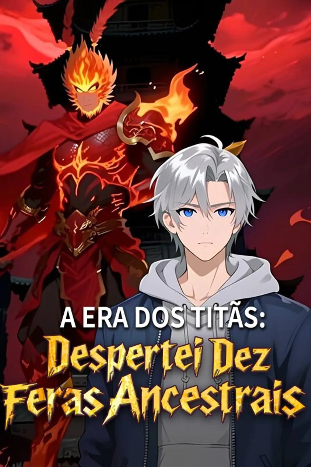 Pôster de A Era dos Titãs: Despertei Dez Feras Ancestrais