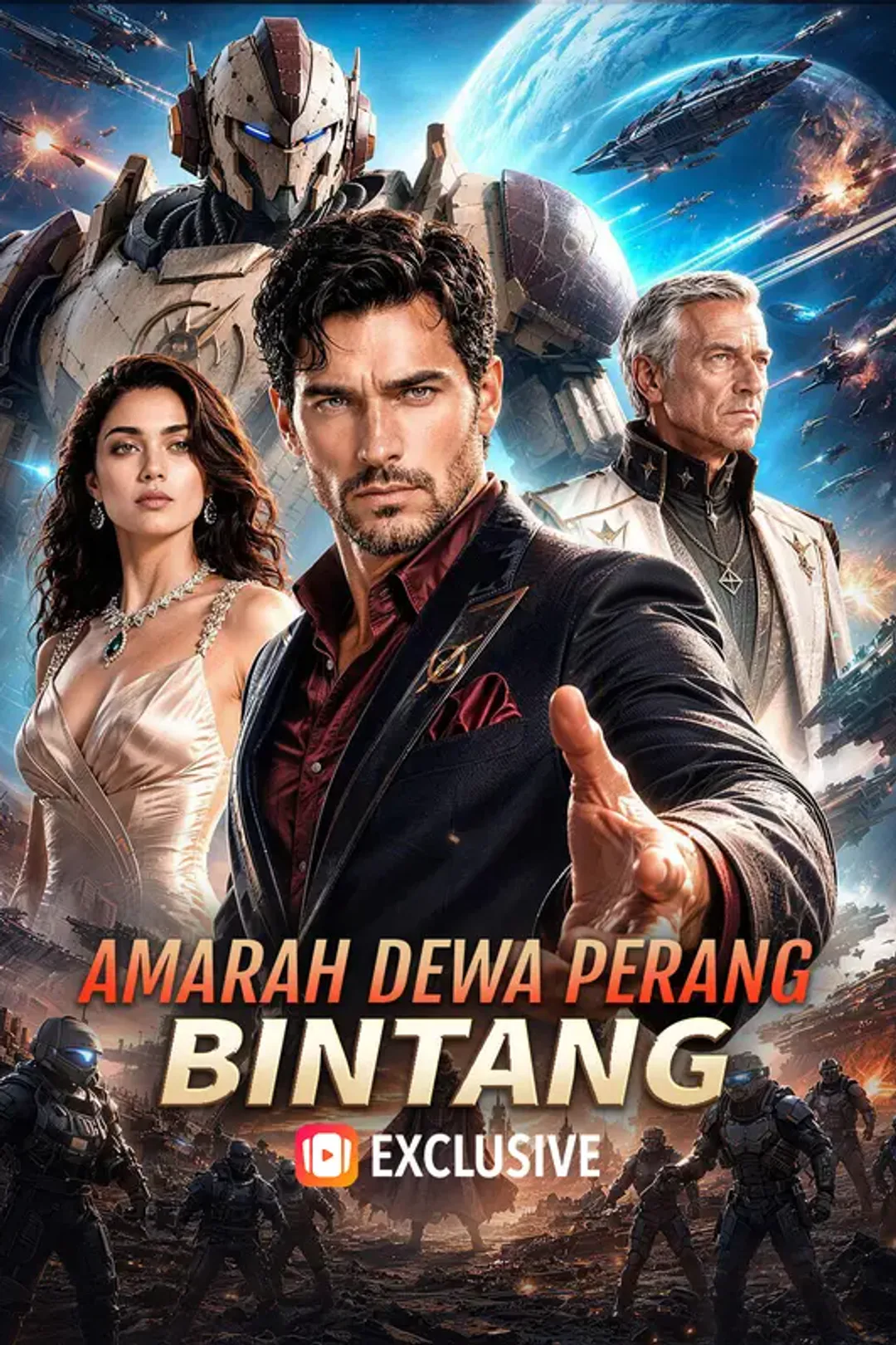 Poster Amarah Dewa Perang Bintang