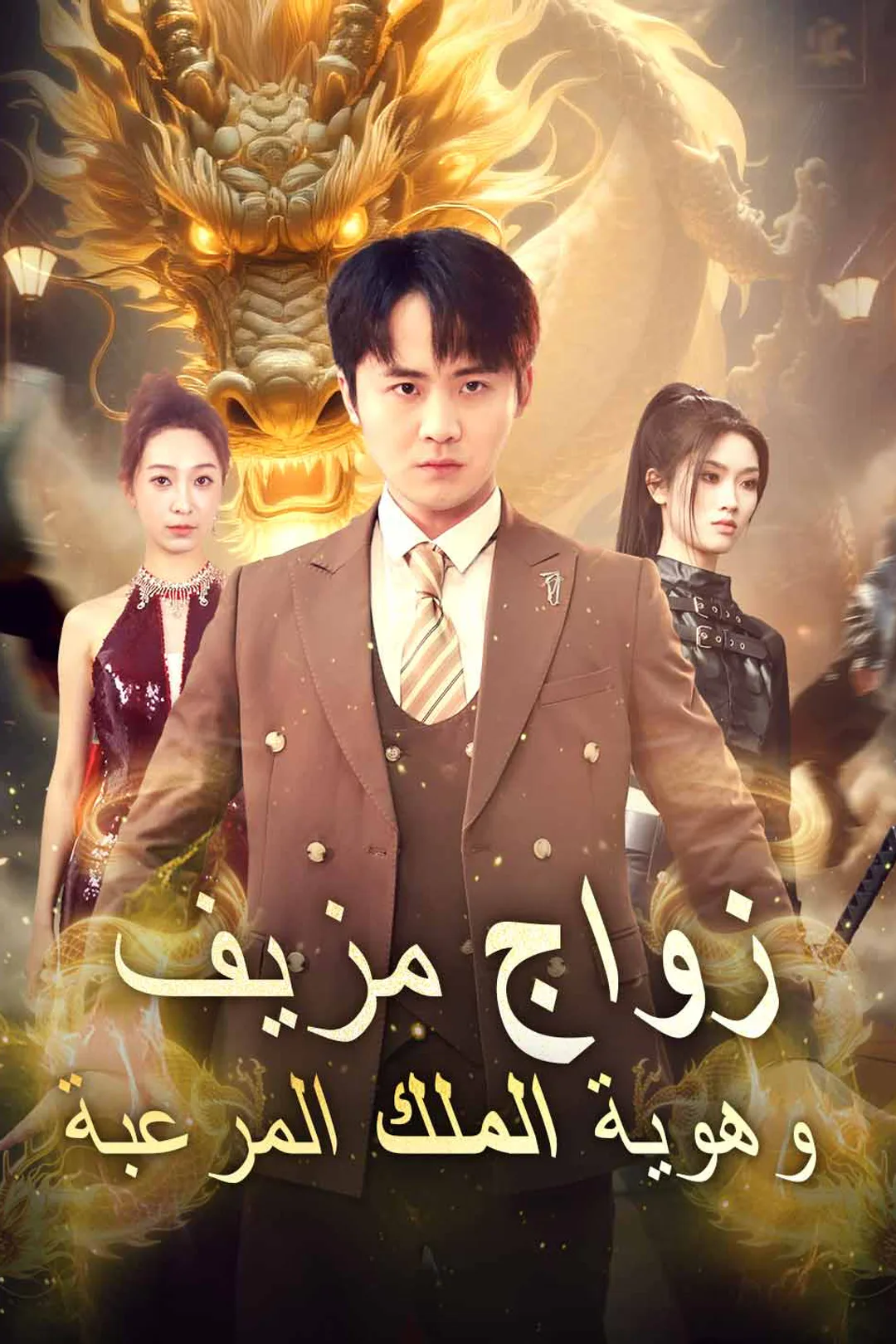 ملصق مسلسل «زواج مزيف وهوية الملك المرعبة»