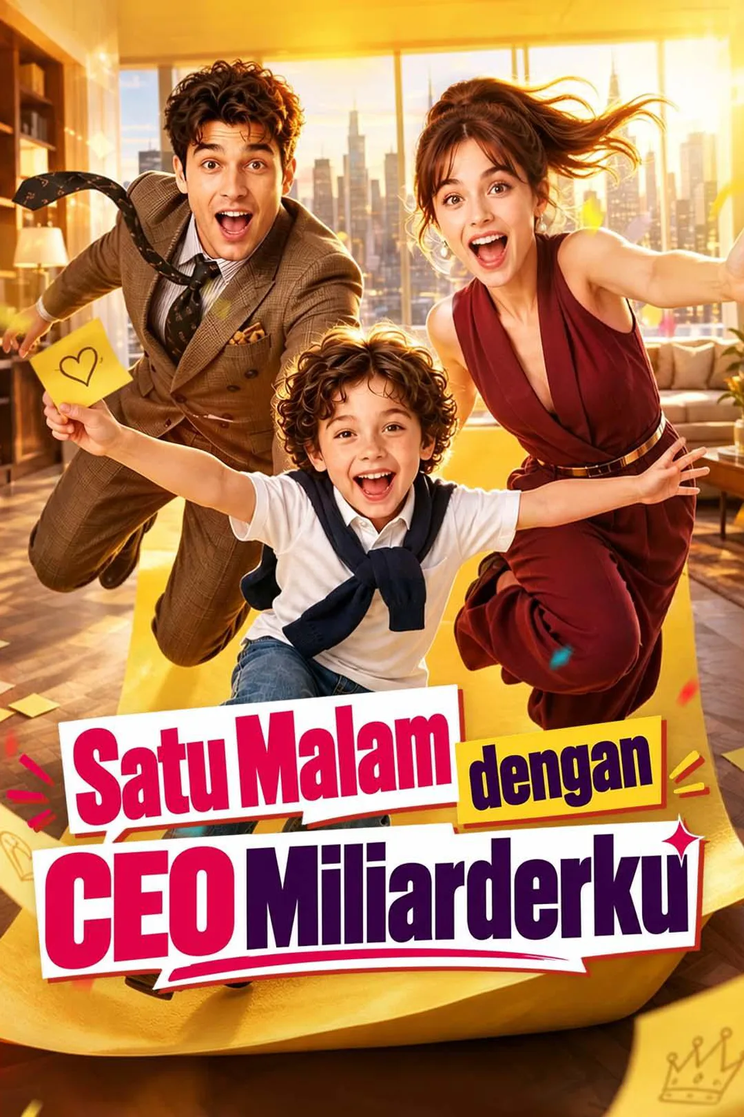 Poster Satu Malam dengan CEO Miliarderku