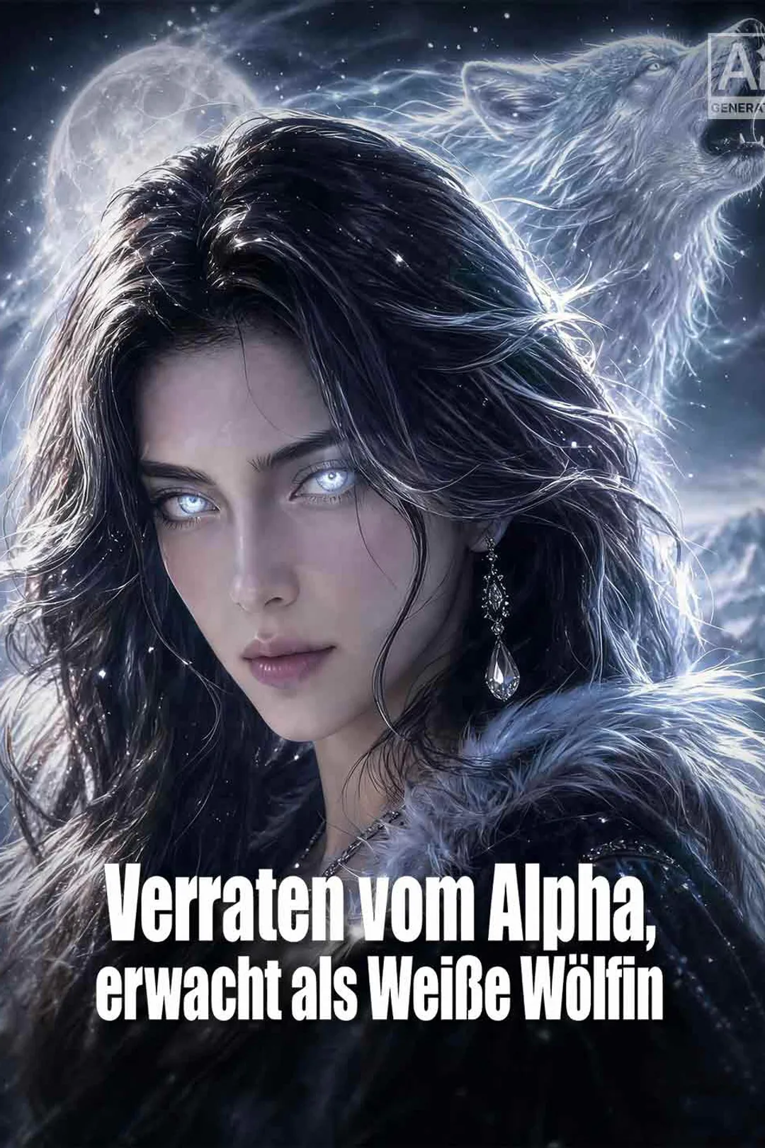 Poster von Verraten vom Alpha, erwacht als Weiße Wölfin