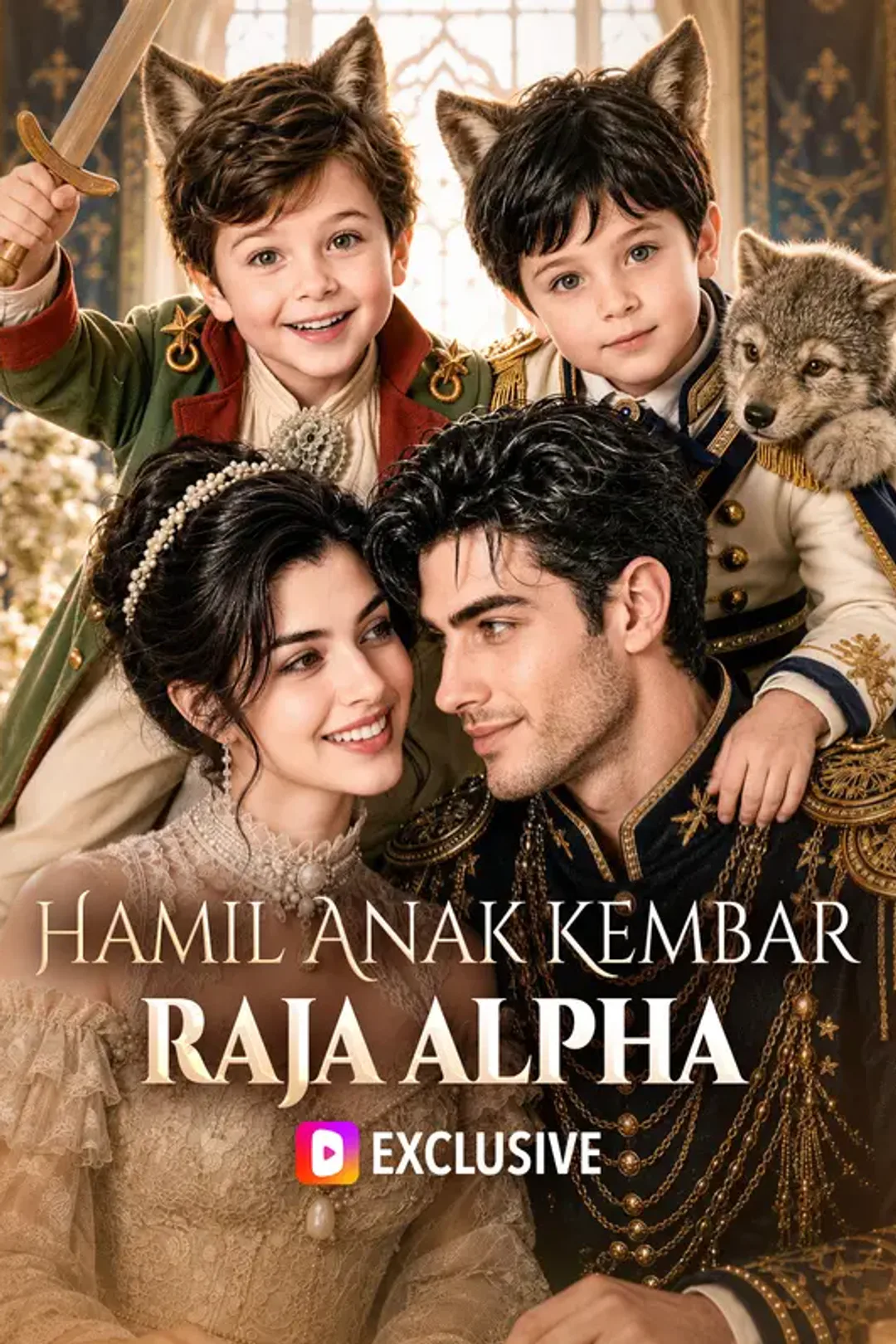 Poster Hamil Anak Kembar Raja Alpha