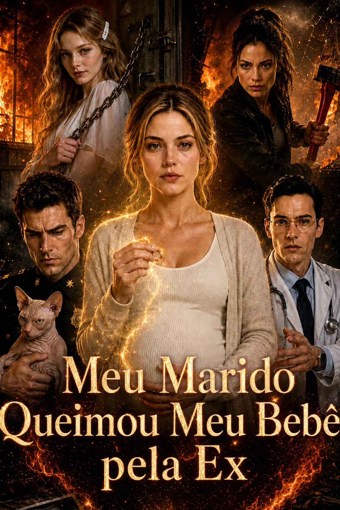 Pôster de Meu Marido Queimou Meu Bebê pela Ex