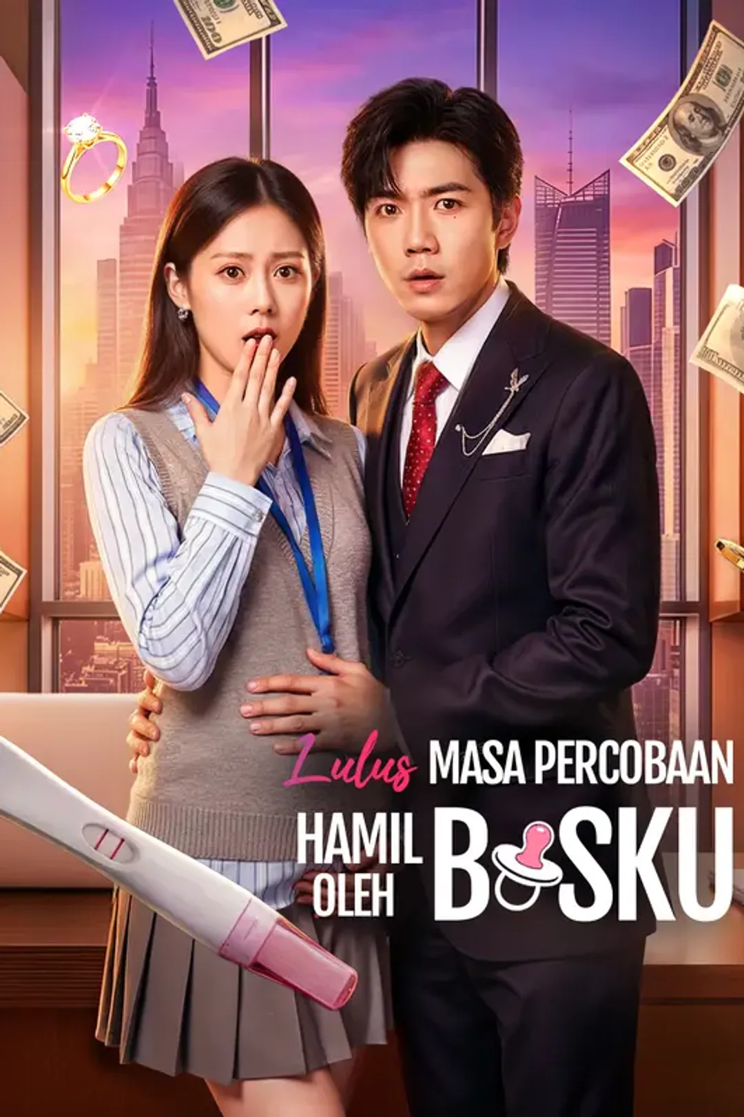 Poster Lulus Masa Percobaan, Hamil oleh Bosku