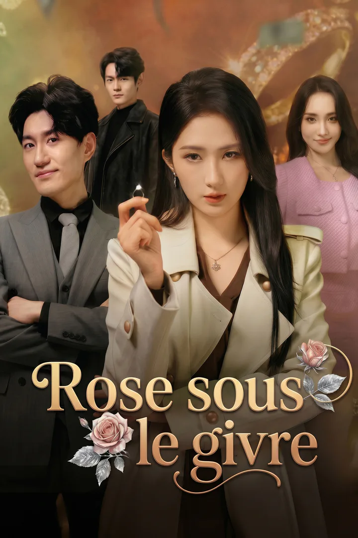 Affiche de Rose sous le givre