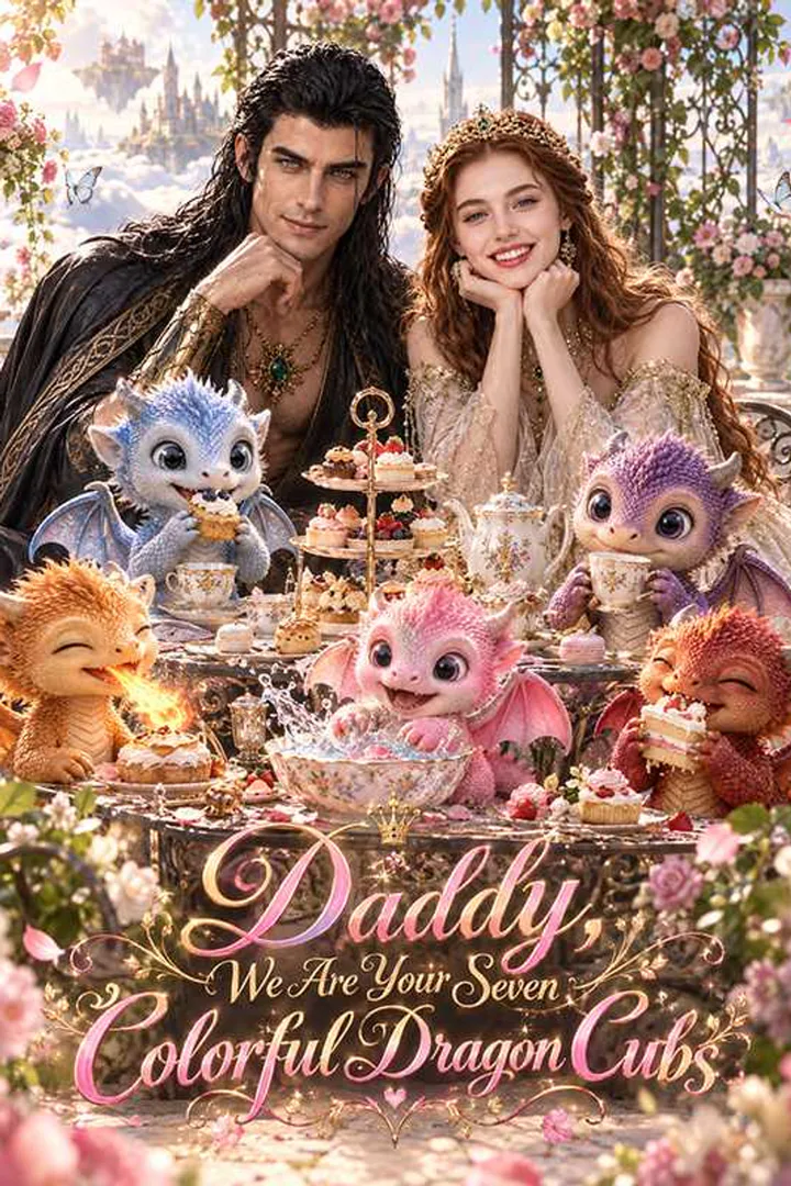 Daddy, We Are Your Seven Colorful Dragon Cubs poster
