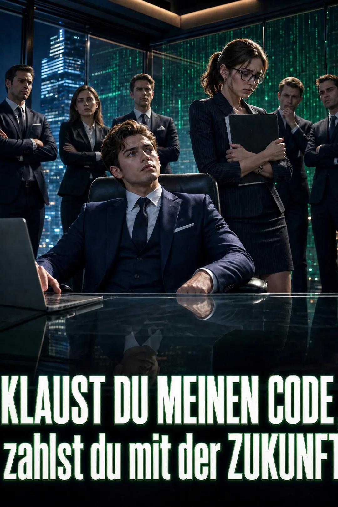 Poster von (Synchronisiert) Klaust du meinen Code, zahlst du mit der Zukunft