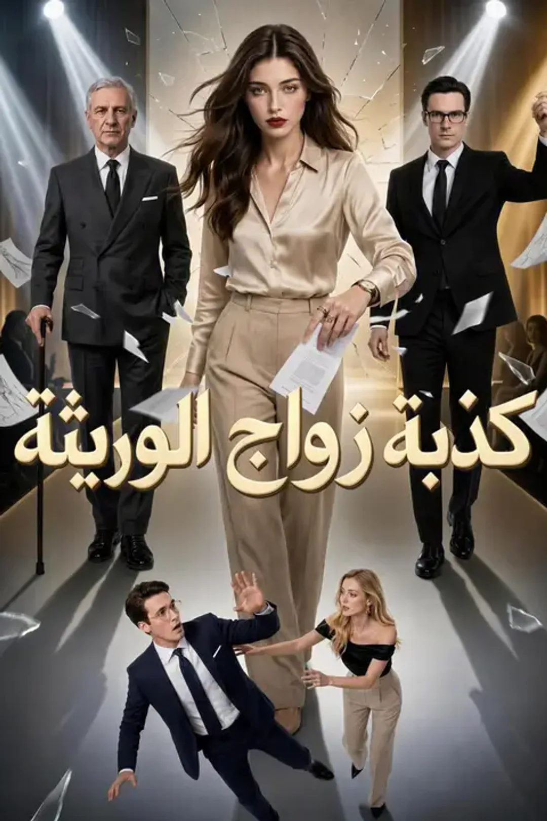 ملصق مسلسل «كذبة زواج الوريثة»
