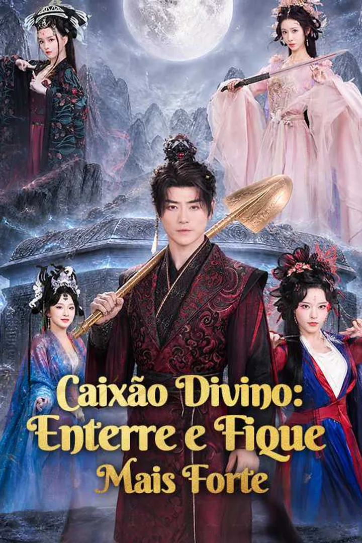 Pôster de Caixão Divino: Enterre e Fique Mais Forte