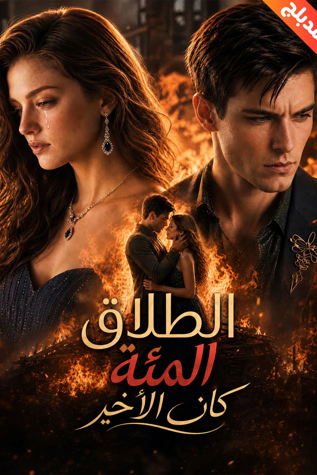 ملصق مسلسل «المدبلج-الطلاق المئة كان الأخير»