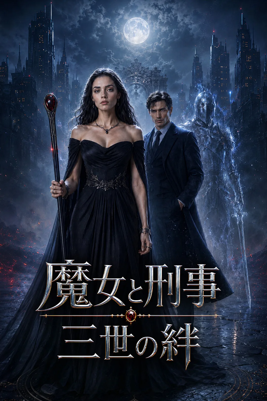 魔女と刑事、三世の絆のポスター
