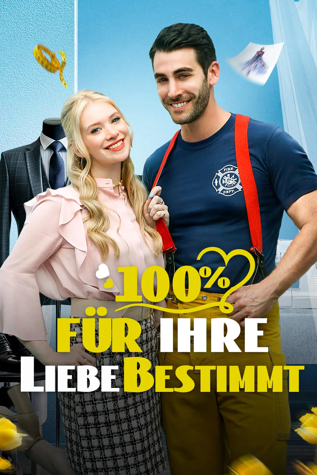 Poster von 100 % für Ihre Liebe bestimmt