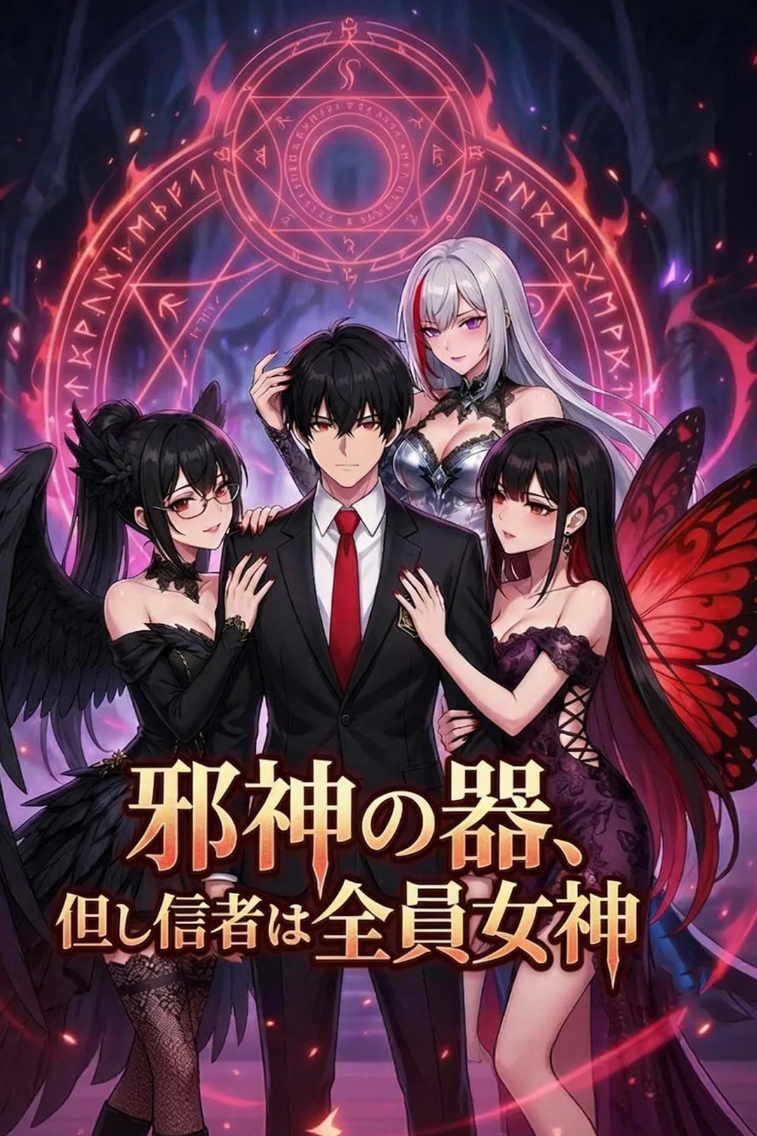 邪神の器、但し信者は全員女神のポスター