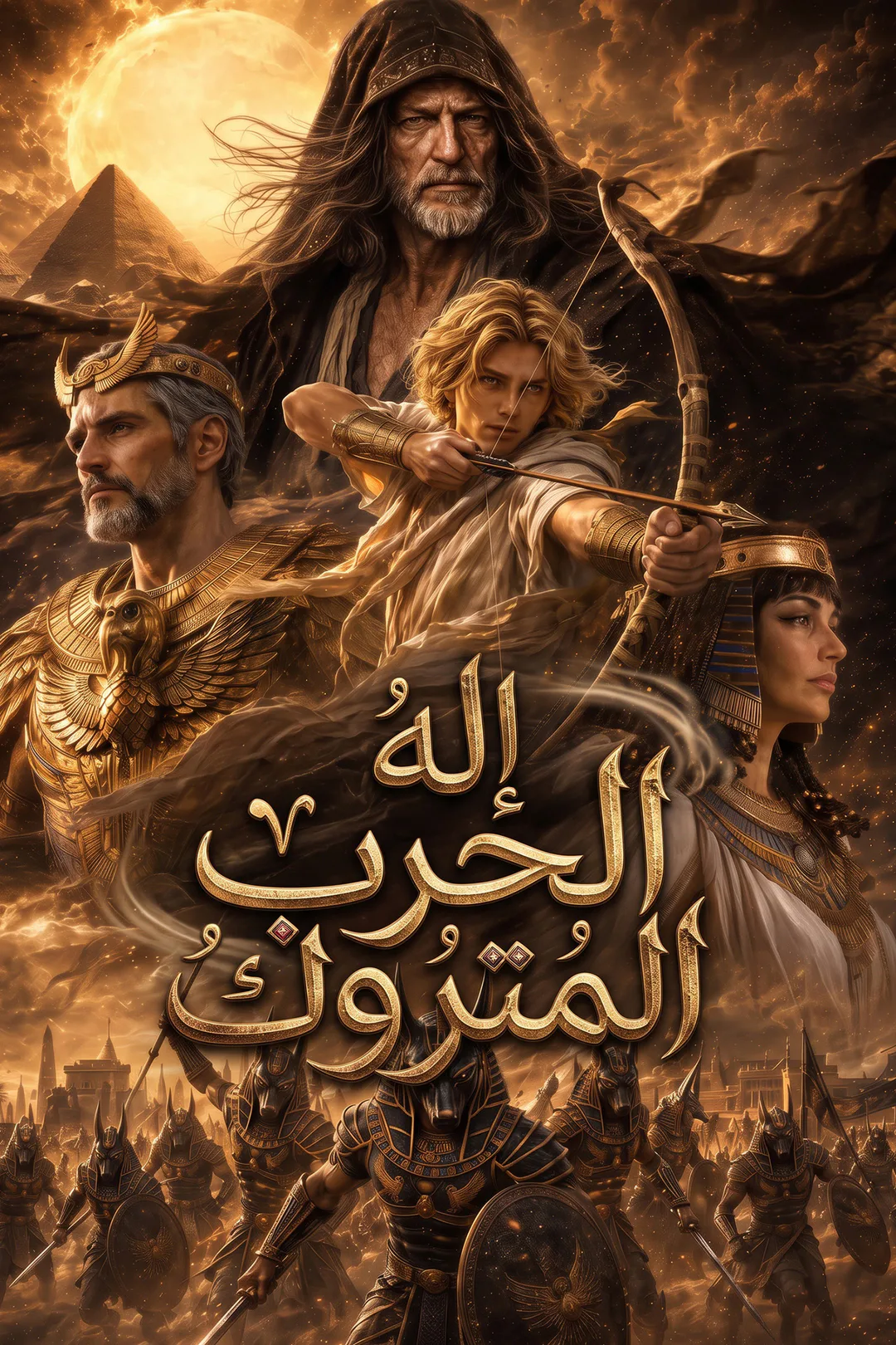 ملصق مسلسل «إلهُ الحربِ المتروكُ»