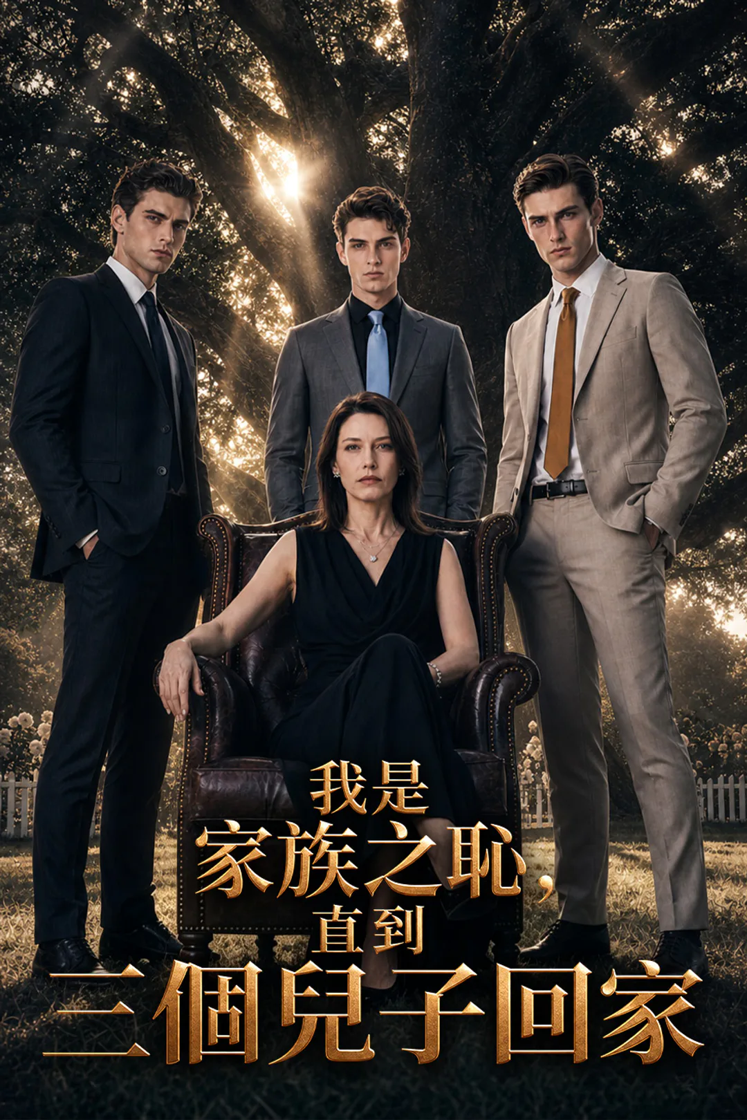 《我是家族之恥，直到三個兒子回家》海報