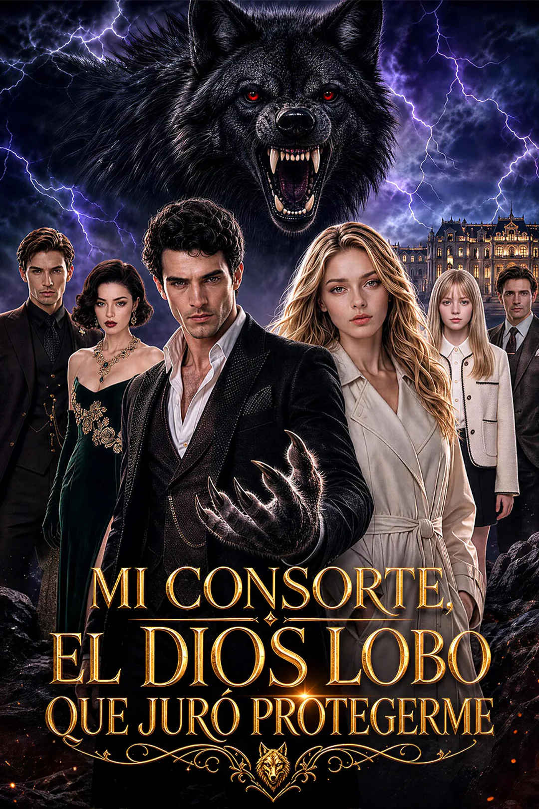 Póster de Mi consorte, el Dios Lobo que juró protegerme